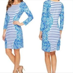 EUC Lilly Pulitzer Nila Dress Moon Jellies Stripe  - Large